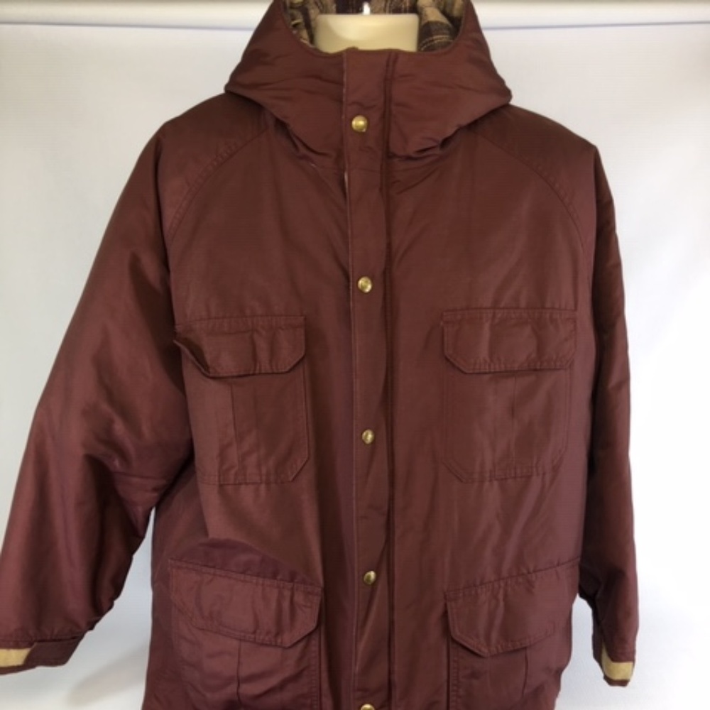 Woolrich Parka Jacket Coat 85% Wool Blanket lined